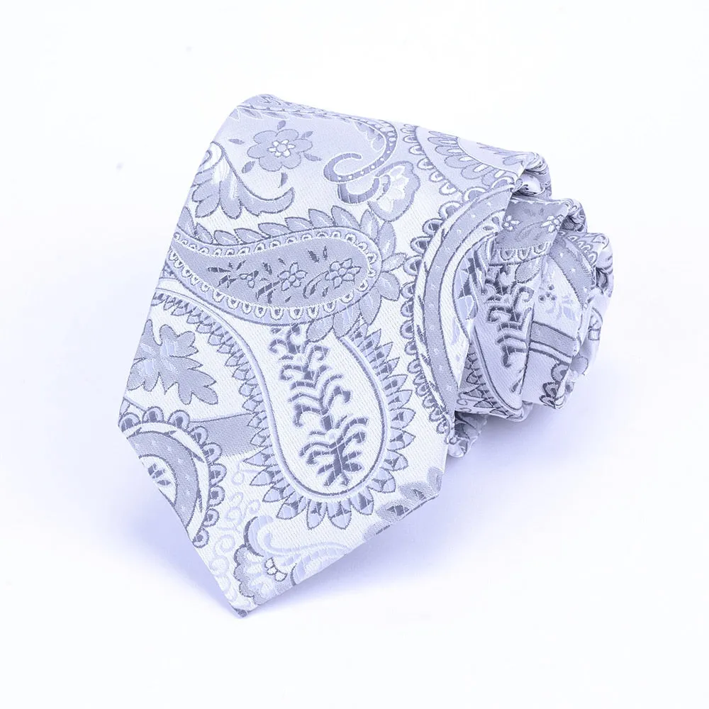 Silk Paisley Print Ties