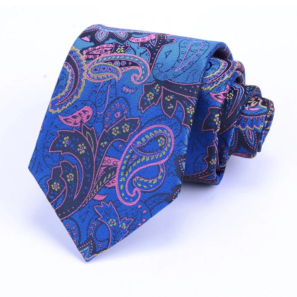Silk Paisley Print Ties