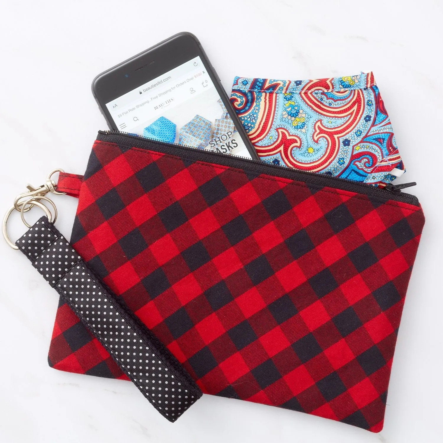 Silk Wristlet - Dewey Beach Sand