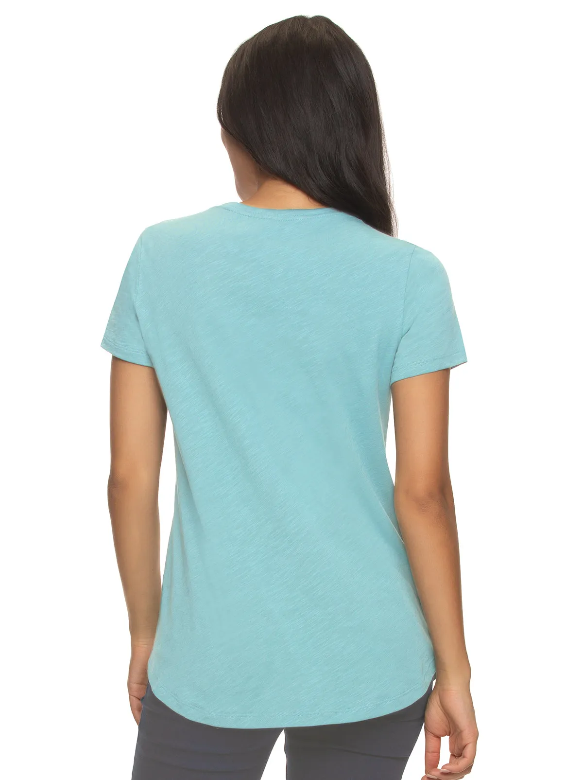 Slub Jersey Crew Neck T-Shirt