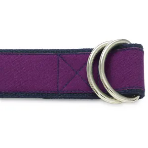 Somerville Plum - D-Ring Belts