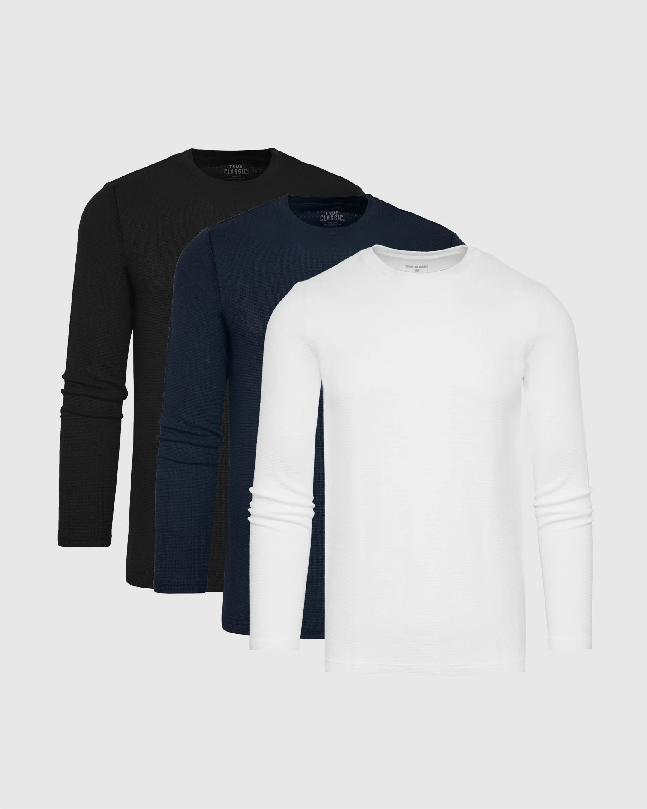 Standard Waffle Long Sleeve Crew 3-Pack