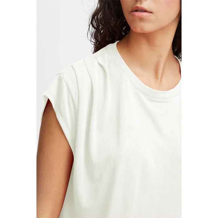 T-Shirt «LISKEN» in cloud dancer von ICHI