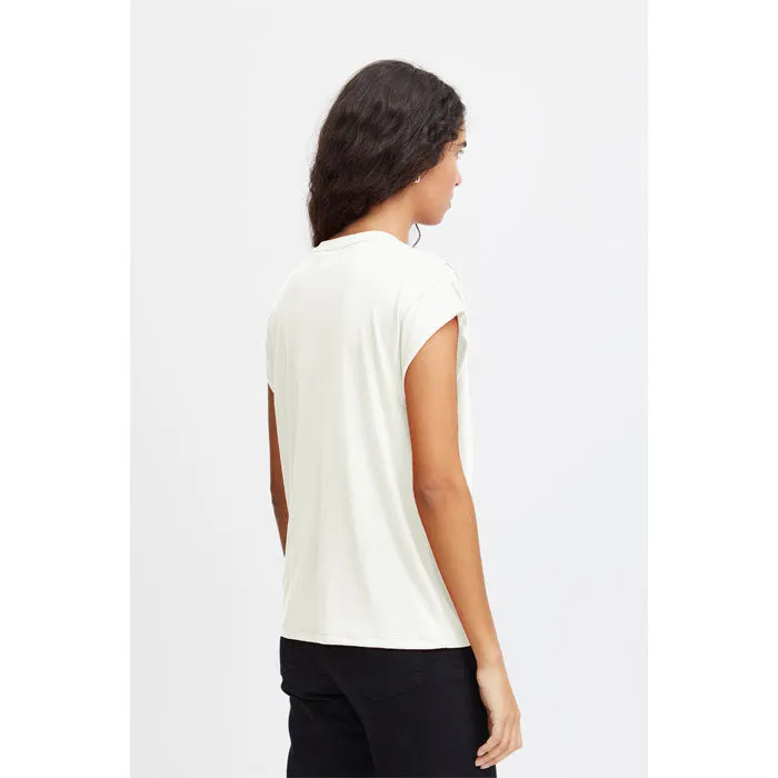 T-Shirt «LISKEN» in cloud dancer von ICHI