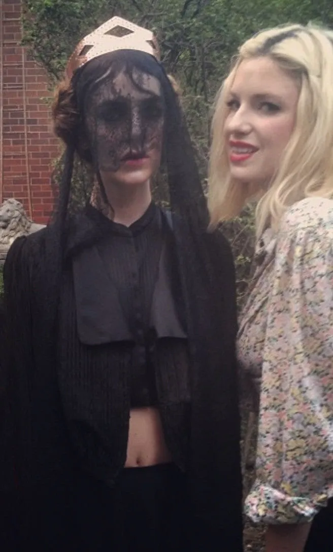 Taurus Cropped Victorian Jacket & Long Train Skirt