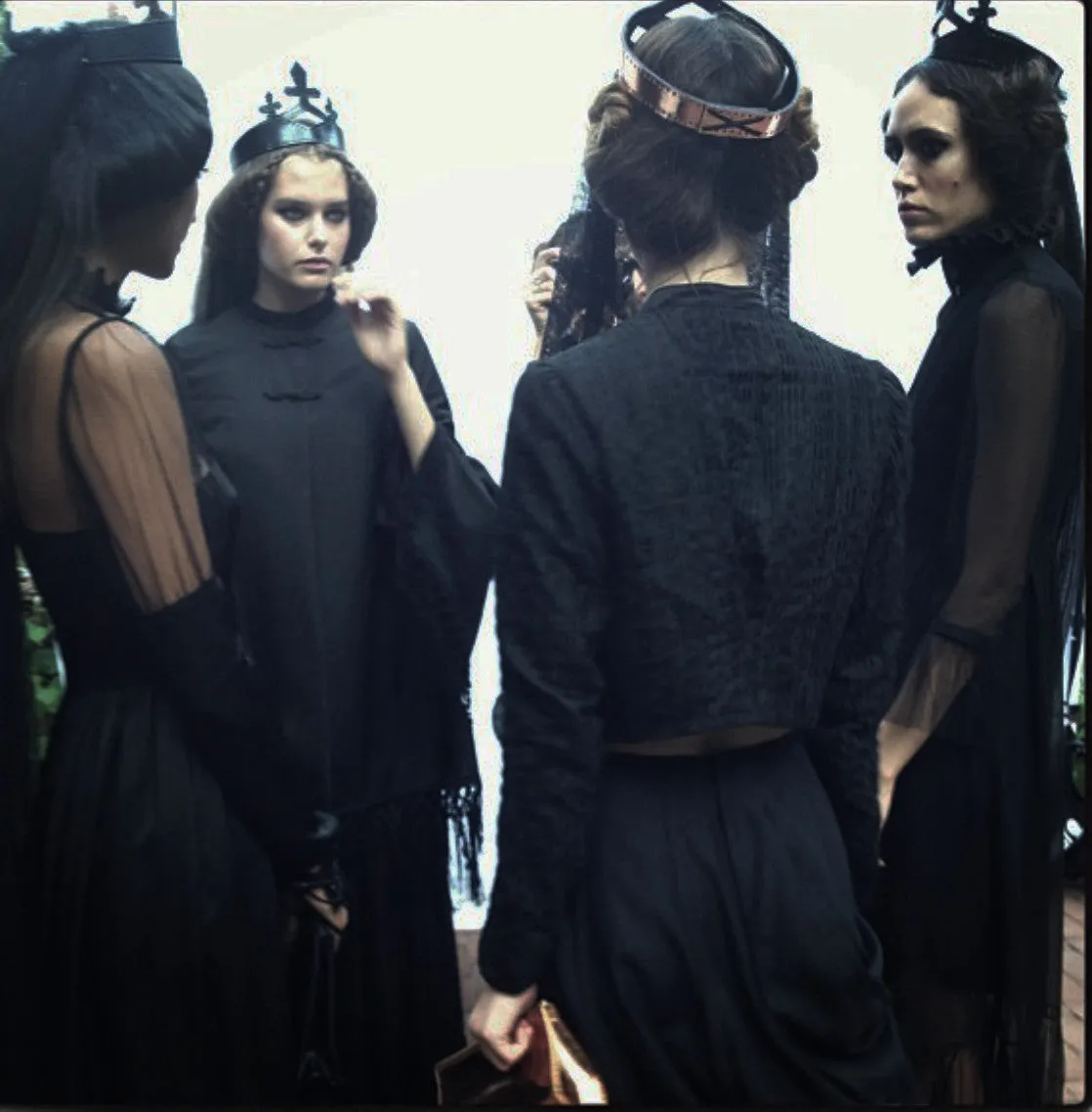 Taurus Cropped Victorian Jacket & Long Train Skirt