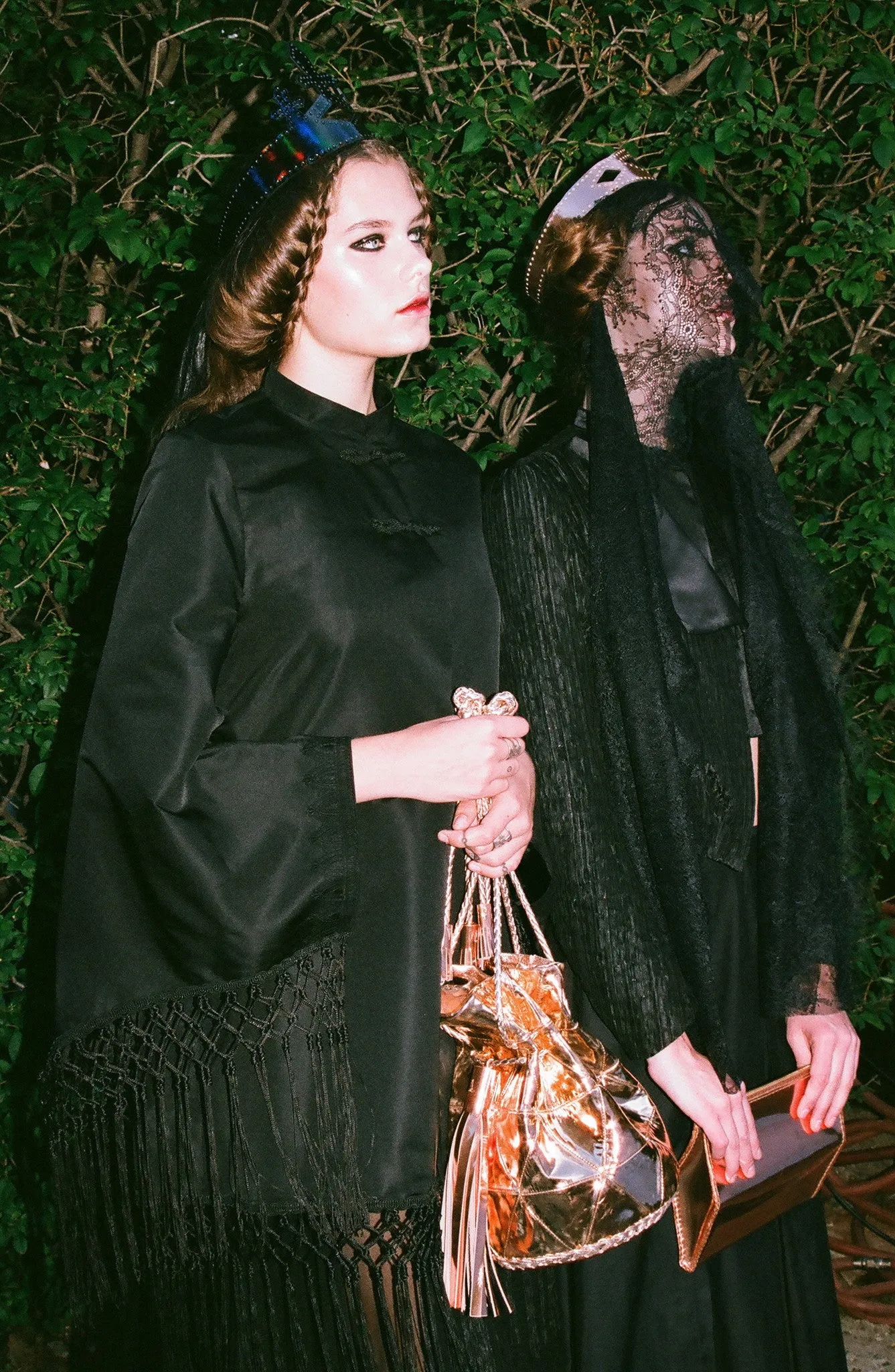 Taurus Cropped Victorian Jacket & Long Train Skirt