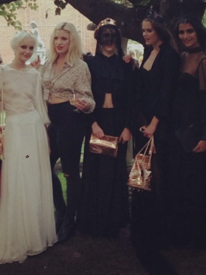 Taurus Cropped Victorian Jacket & Long Train Skirt