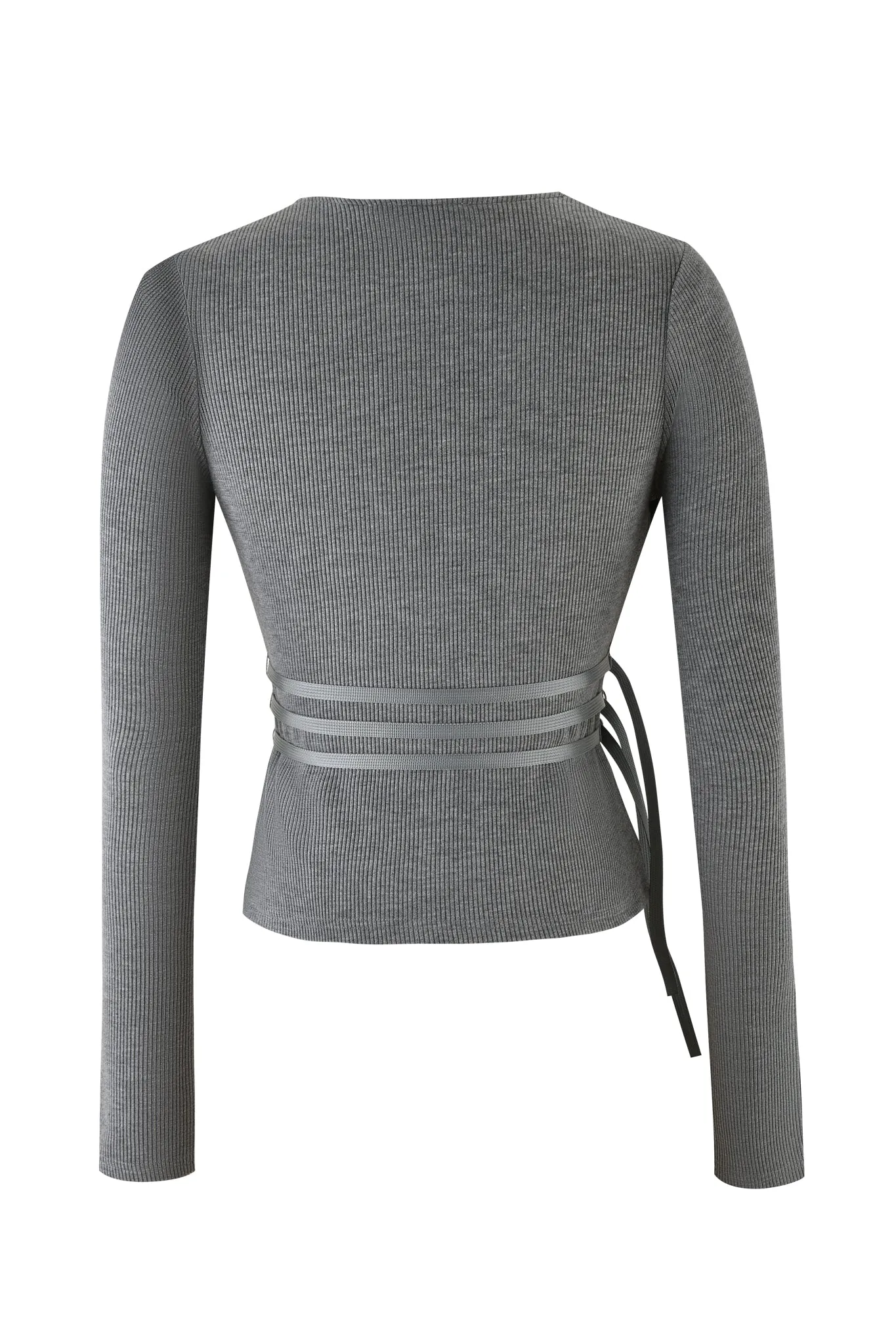 TESSA TOP - GREY : HEATHER GREY