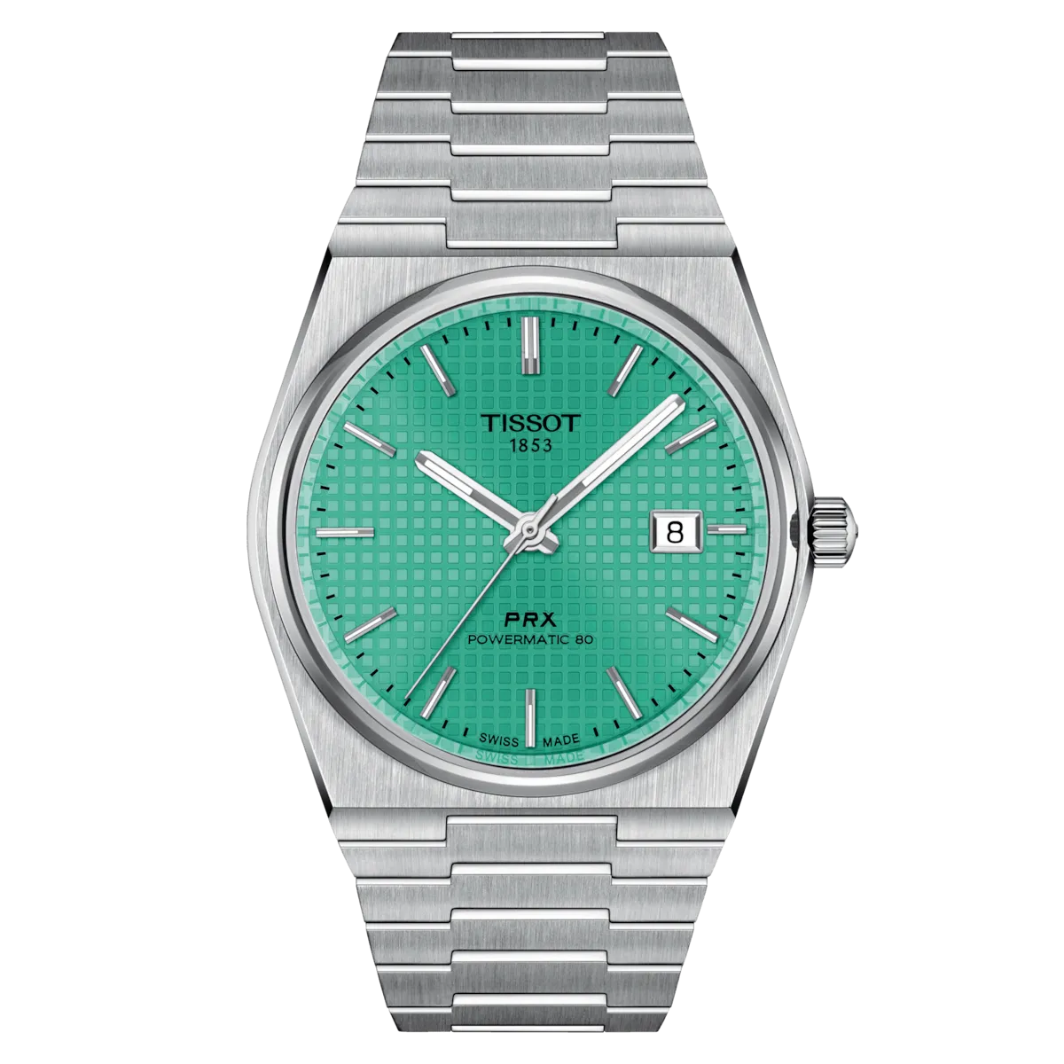 Tissot PRX Powermatic 80 Light Green 40mm Men's Watch T1374071109101