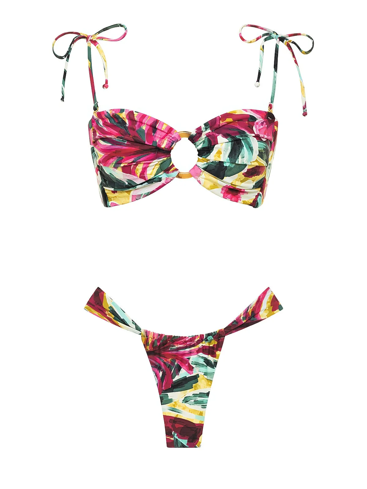 Tori Ties Bandeau-Sandra Bikini ::RET