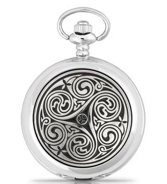 Triple Swirl Pocket Watch