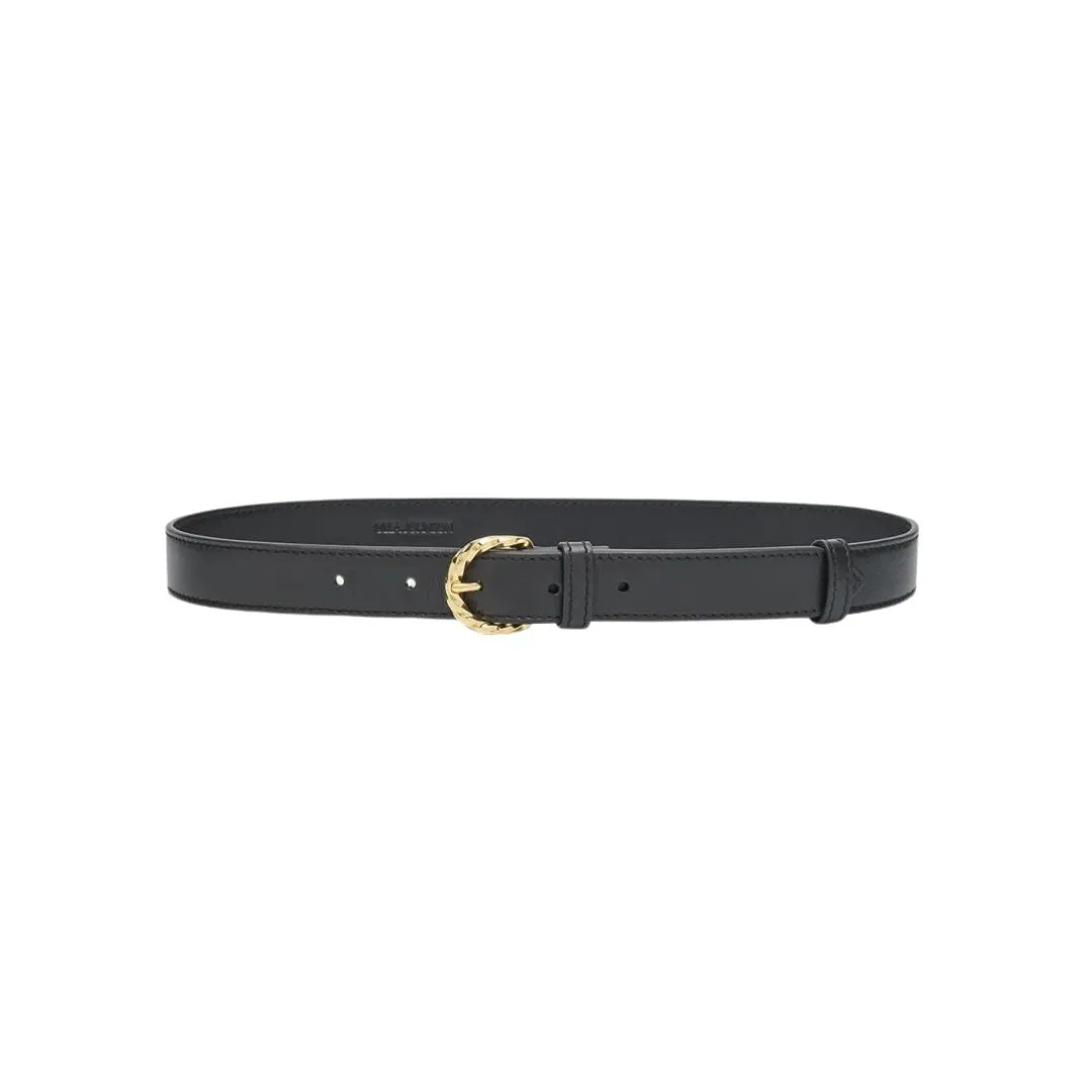 ULLA JOHNSON GIA TWISTED BUCKLE BELT