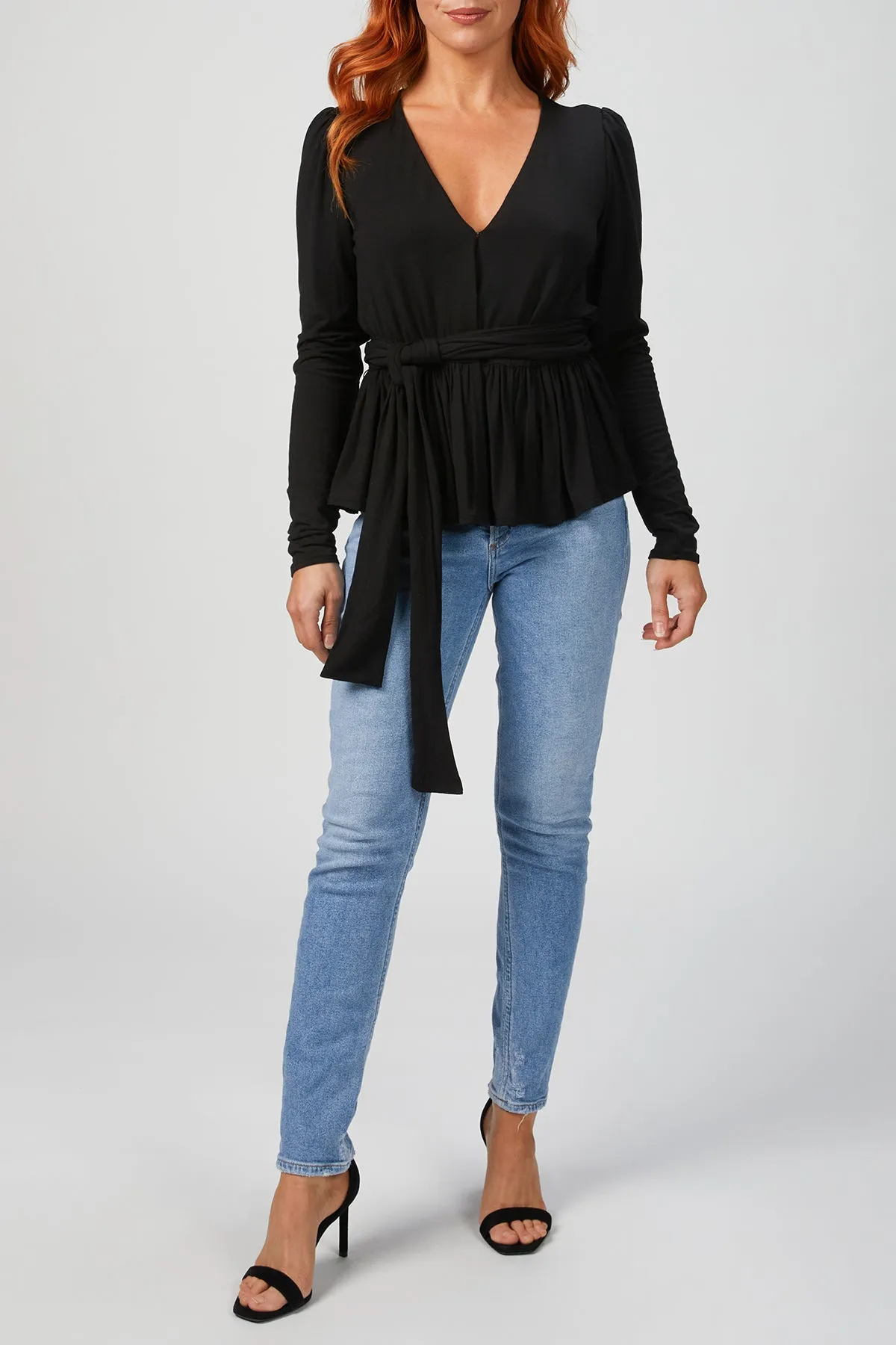 V-NECK MODAL TOP