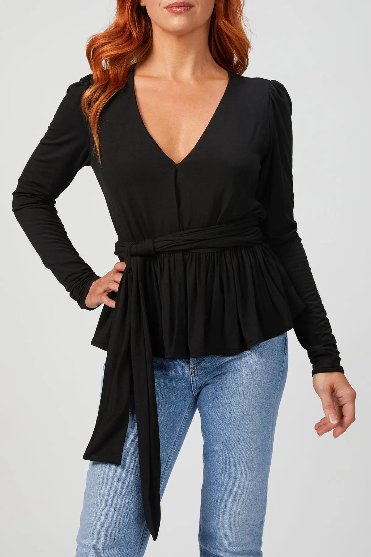 V-NECK MODAL TOP
