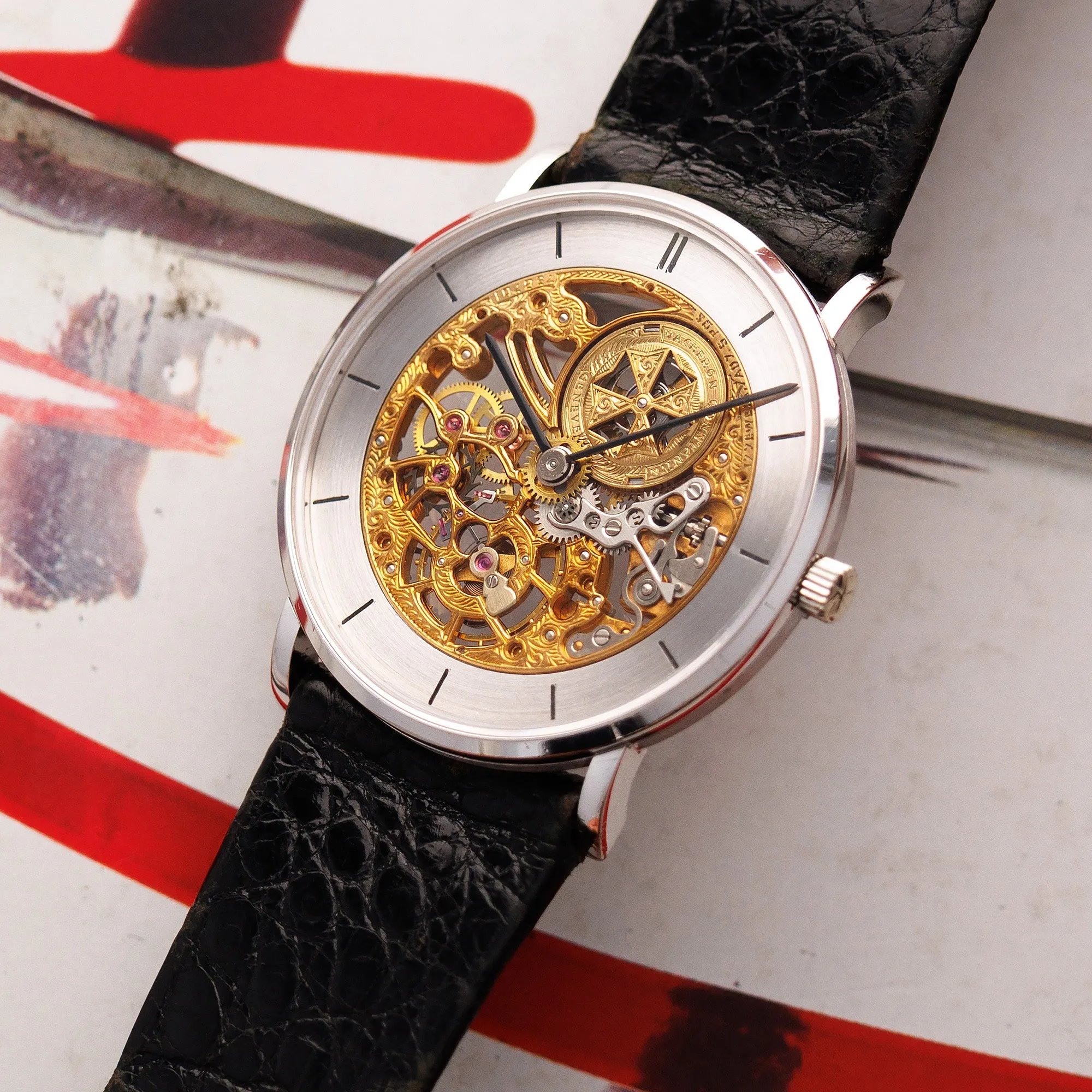 Vacheron Constantin White Gold Skeleton Watch Ref. 33014
