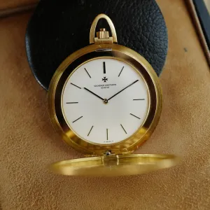 Vacheron Constantin Yellow Gold Pocket Watch with Original Box and Warranty (New Arrival)