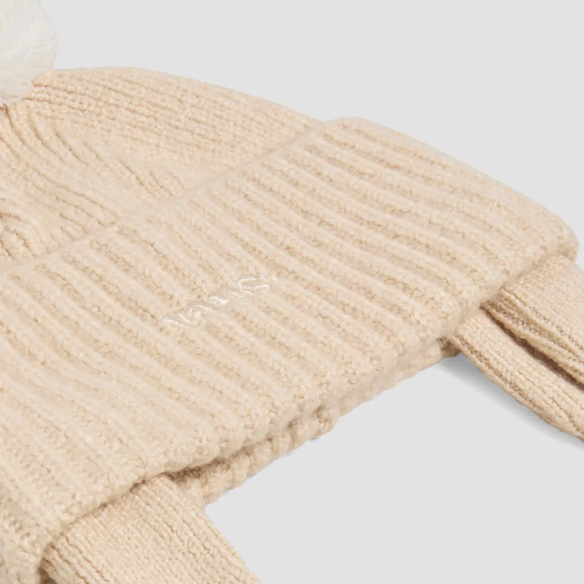 Vans 66 Earflap Pom Beanie Marshmallow