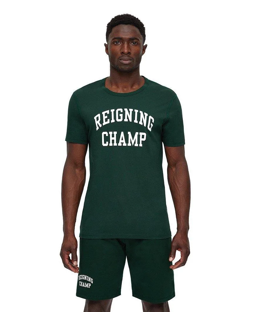 Varsity T-Shirt Pima Jersey Forest Green