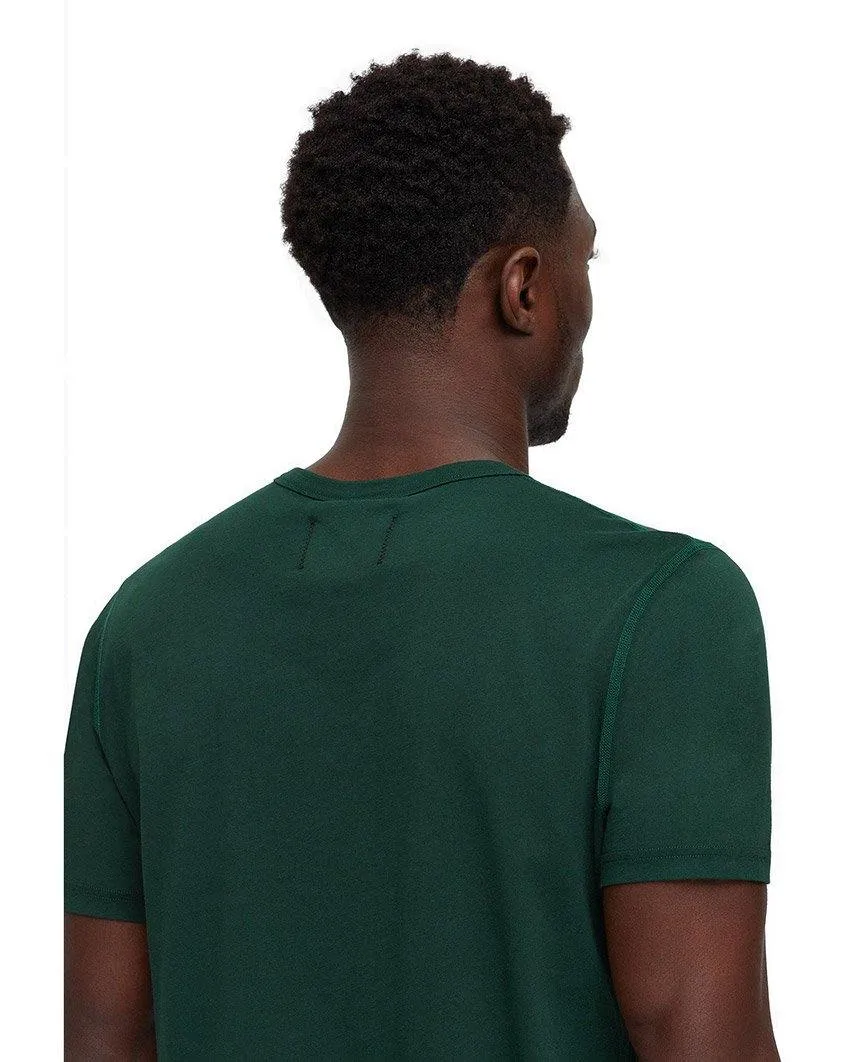 Varsity T-Shirt Pima Jersey Forest Green