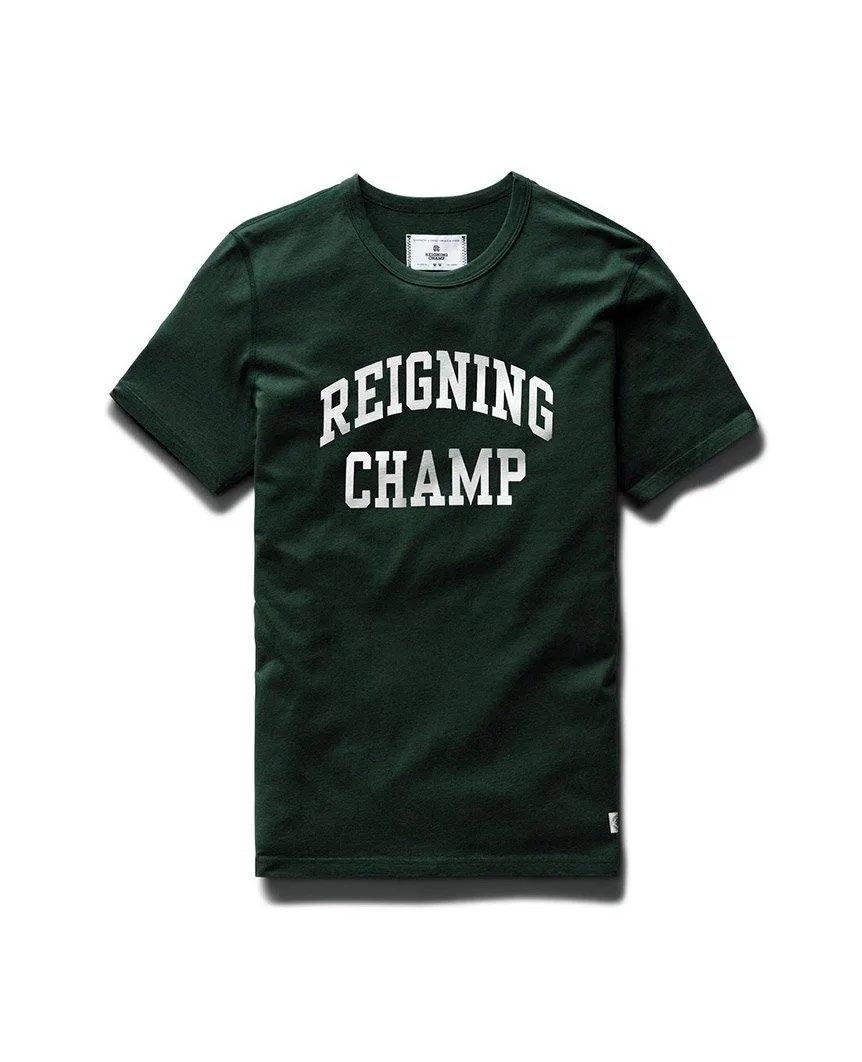 Varsity T-Shirt Pima Jersey Forest Green