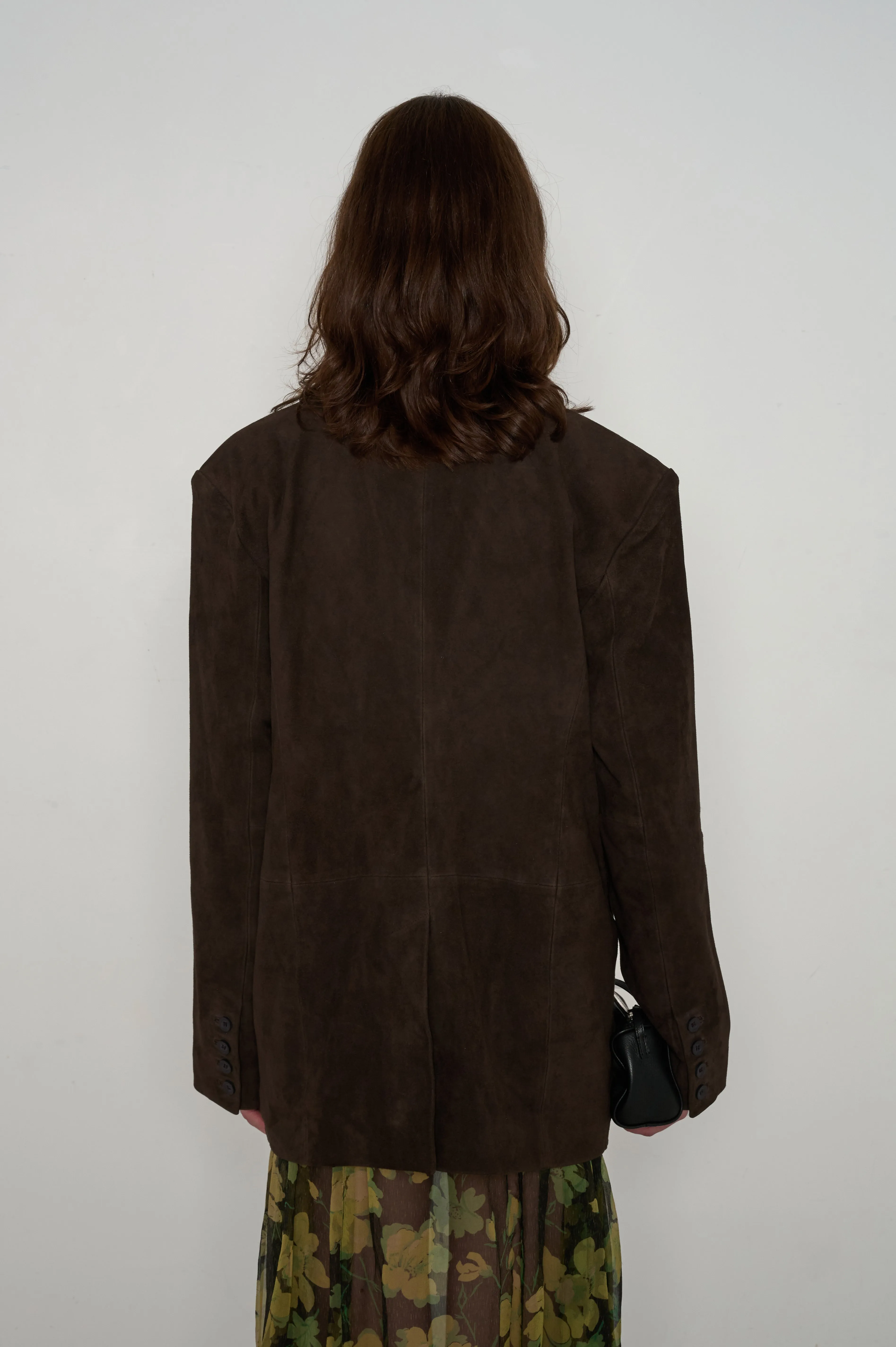 Veda Leon Oversized Suede Blazer