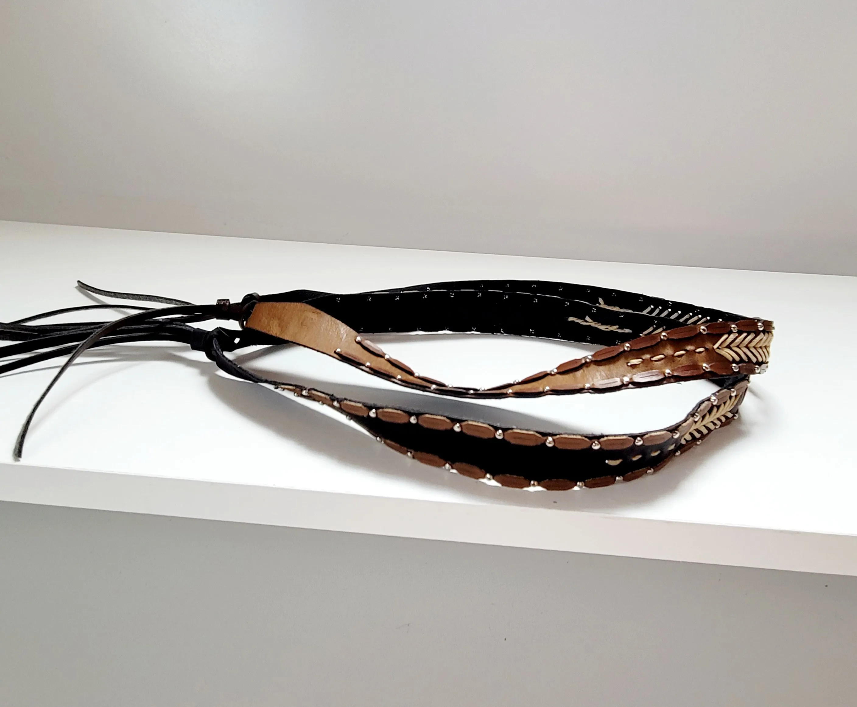 Vegan Leather Hat Band