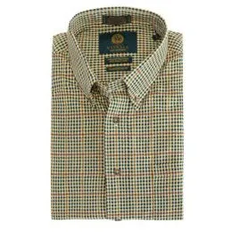 Viyella Plaid Button Down Long Sleeve Sport Shirt