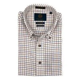 Viyella Plaid Button Down Long Sleeve Sport Shirt