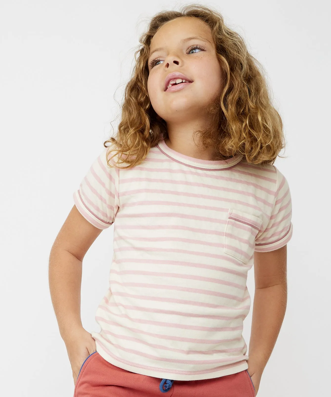 Willie T-Shirt, Petal Stripe