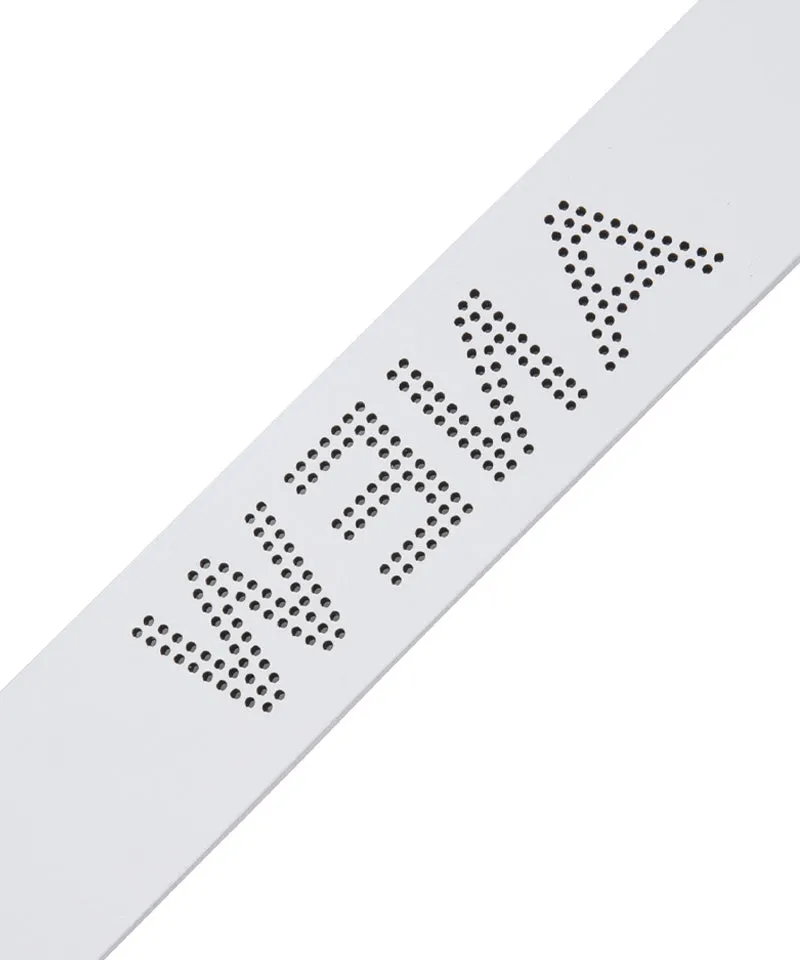 Women's Logo Punching Belt - White