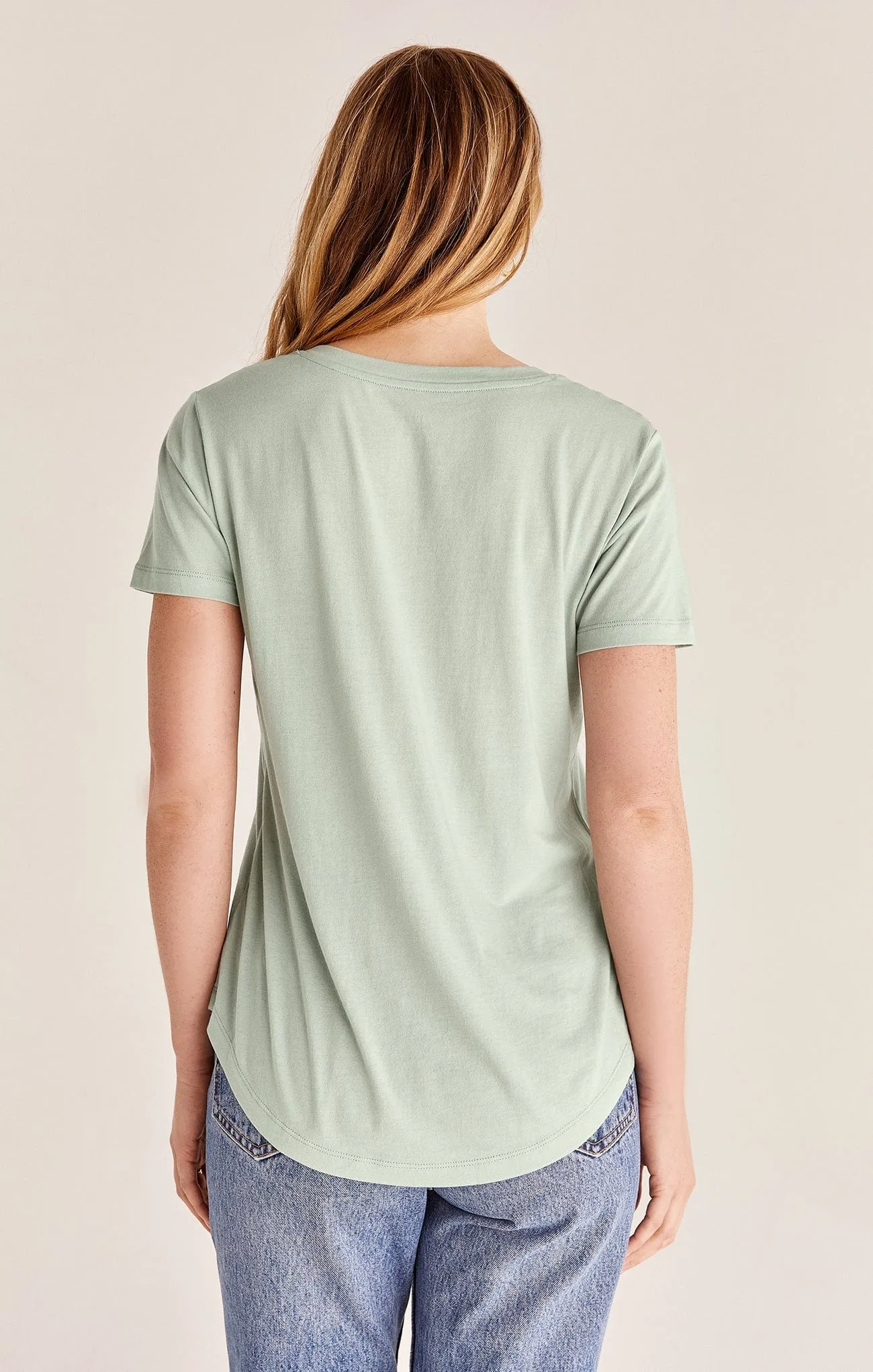 Z Supply Kasey Model V-Neck Tee